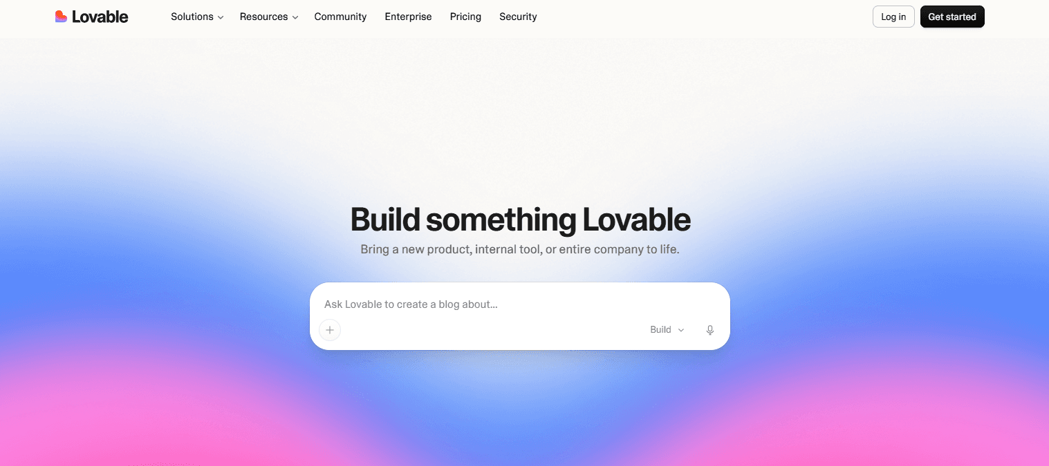 Lovable website