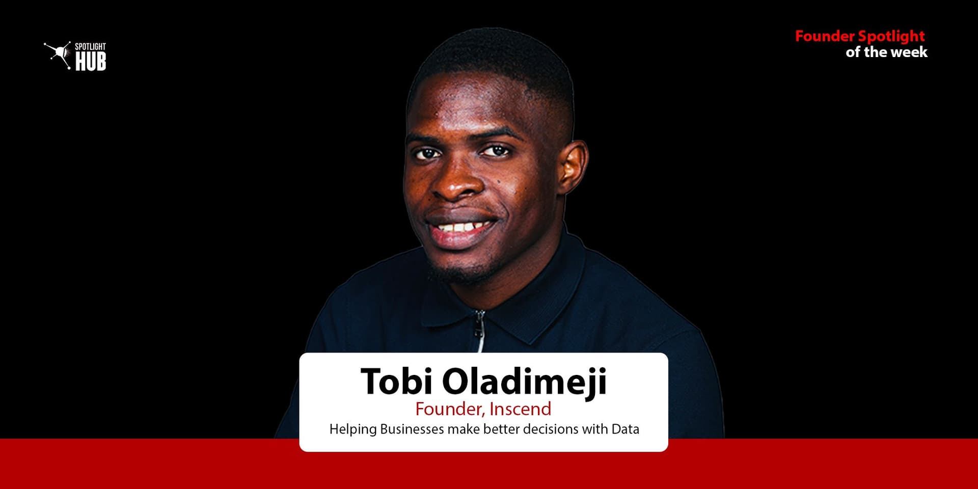 Inspired by His Mother's Old Data Notebook to Build a Data Platform: Tobi Oladimeji's Journey of Building Inscend.