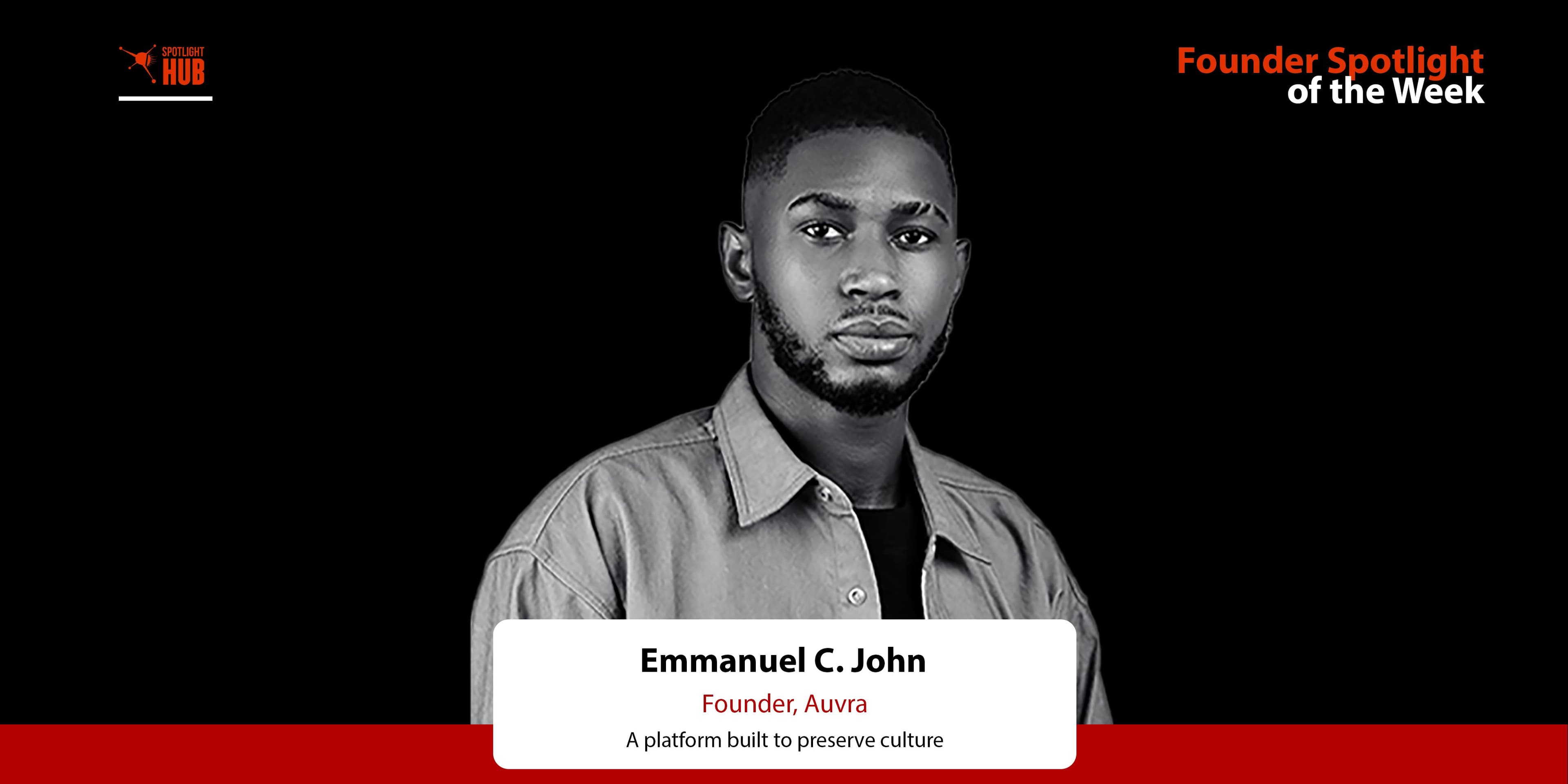 He once failed. Now He's building Auvra that will preserve African culture, leveraging AI and blockchain technology.