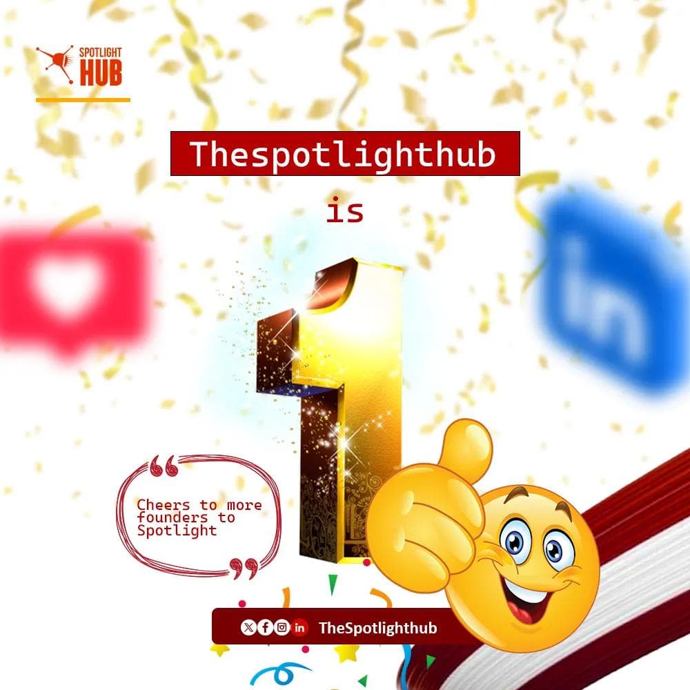 Thespotlighthub one year anniversary