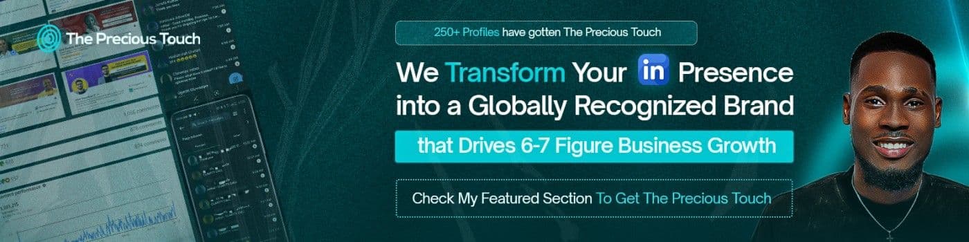 Precious Obo founder of Precious Touch Marketing agency