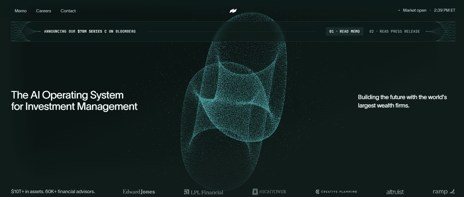 Moment homepage