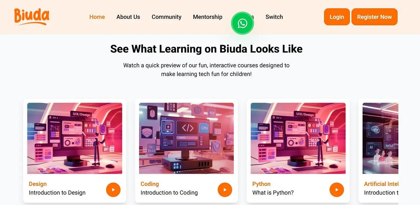 Biuda an educational playground